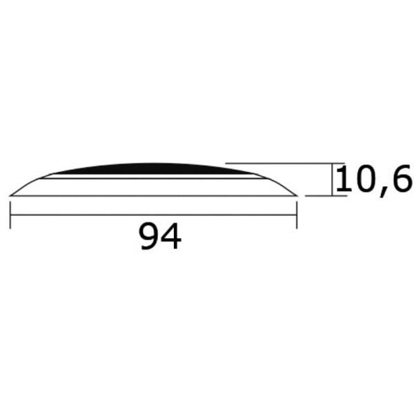 Hella Marine Tavan Lambası 12/24V 10-20W
