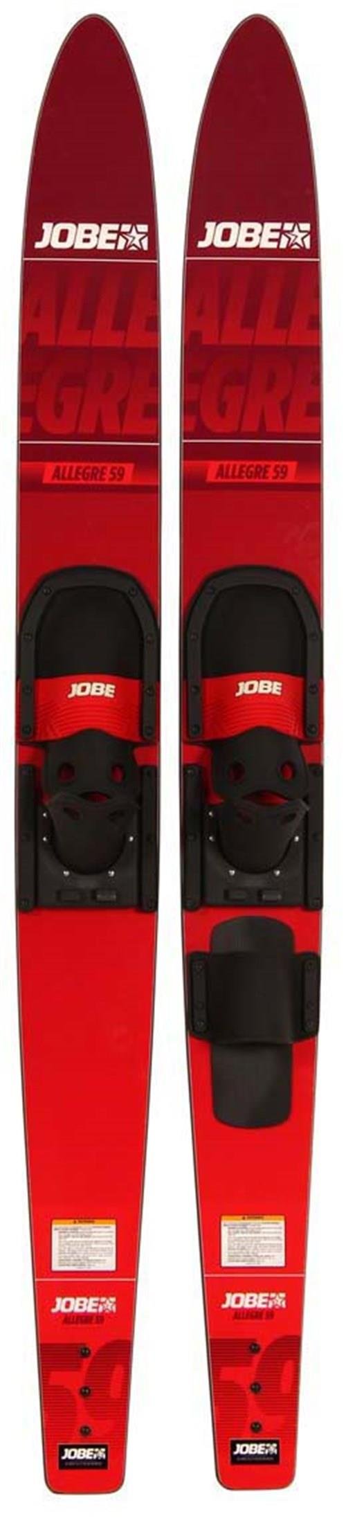 JOBE Allegre Kırmızı Su Kayak Takımı 170cm Ayak: 36-47