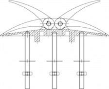 Katlanır baba 480x75mm