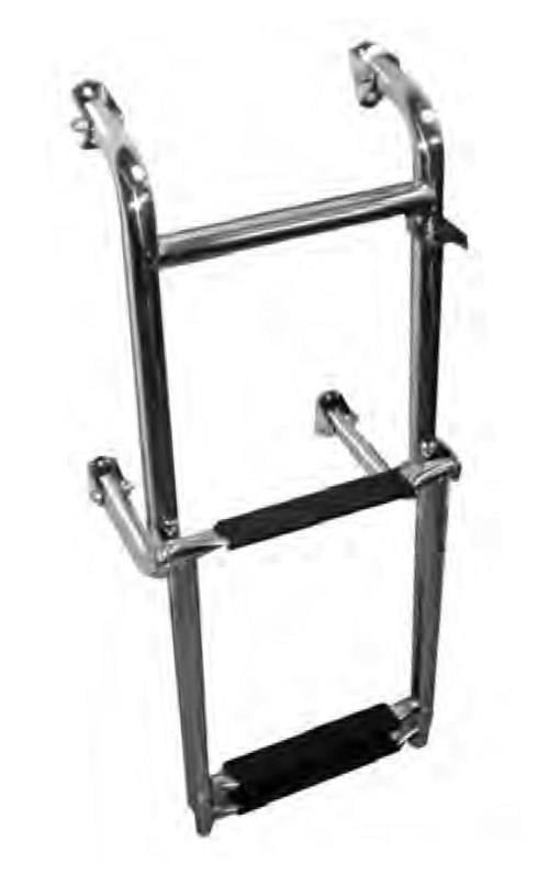 Krom Merdiven 2+2 Katlanır , Teleskopik 30x90 cm