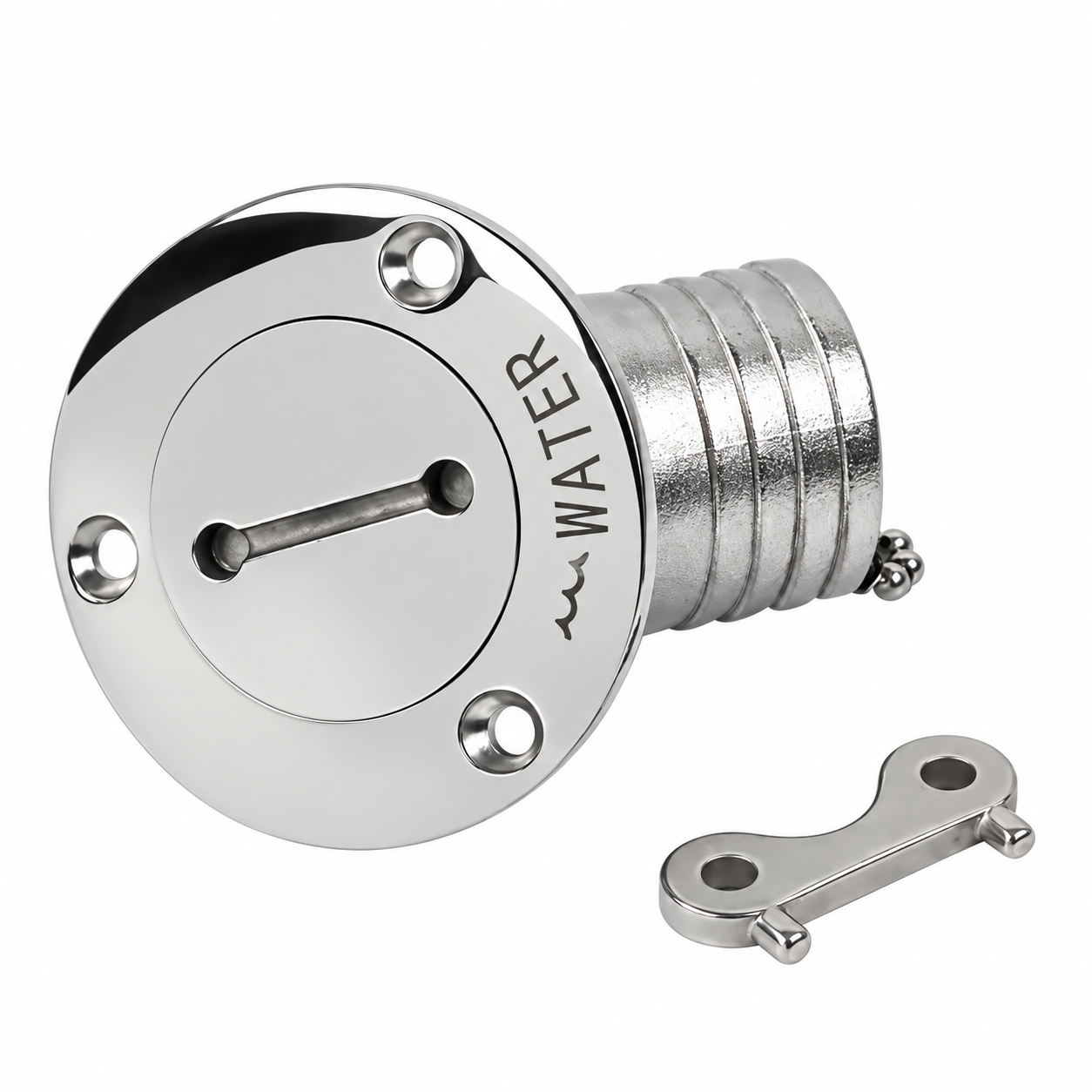 Krom Su Dolum Ağzı 38 mm - Eğimli