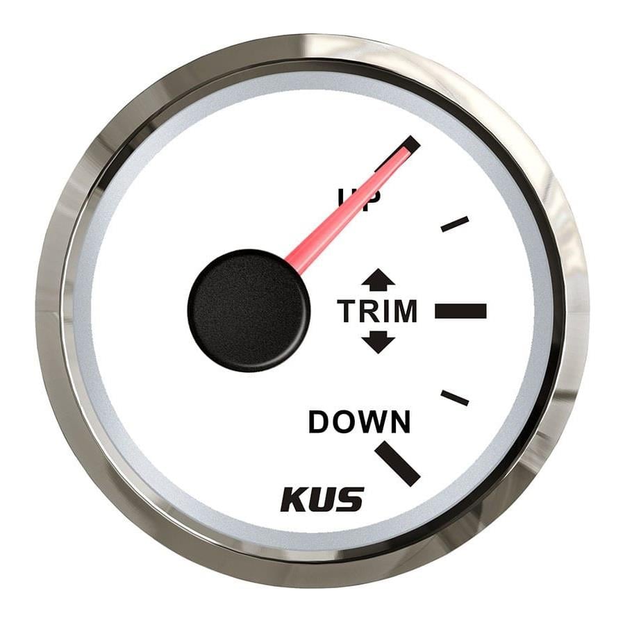 KUS Trim Göstergesi Beyaz 12/24V 52mm