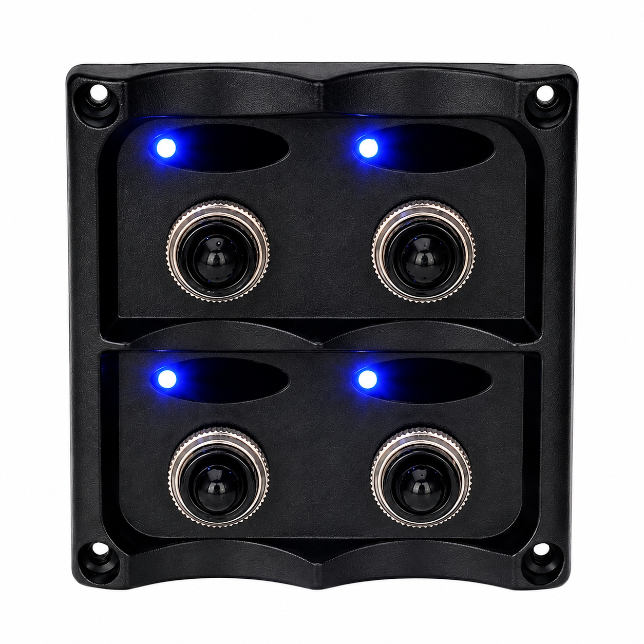 Labarka 4'lü Switch Panel Mavi Işıklı 12V