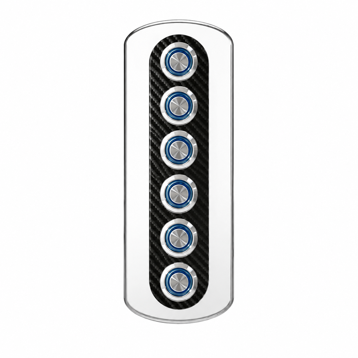 Labarka 6'lı Krom Switch Panel Sigortalı 12-24V