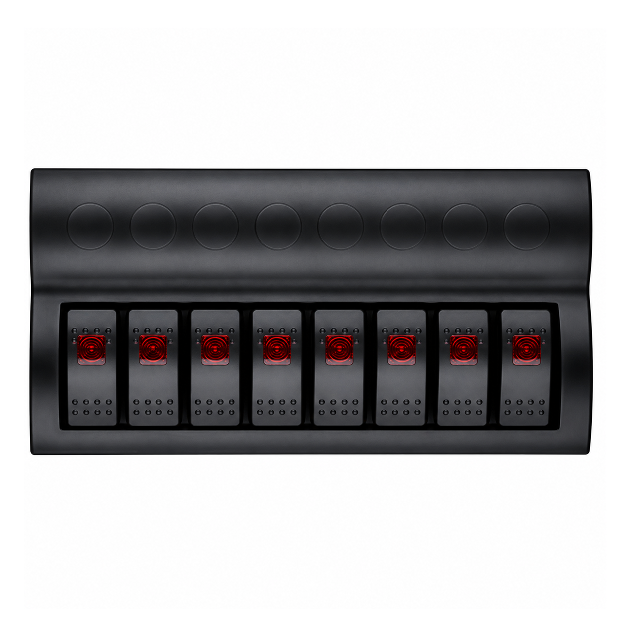Labarka 8'li Switch Panel Otomatik Sigortalı Kırmızı LED'li 12-24V