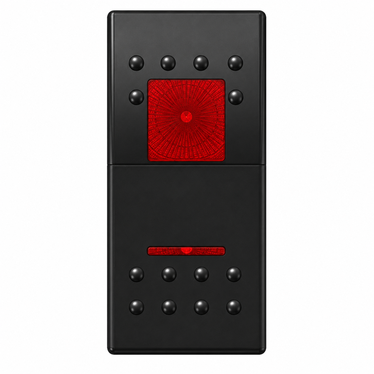 Labarka Kırmızı LED'li Switch (On)-Off-(On) 12/24V