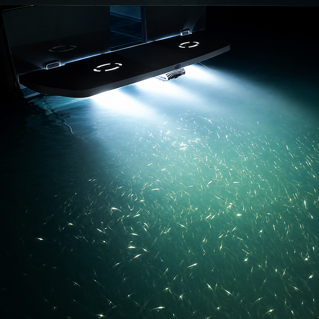 Labarka Su Altı Lambası 6 LED'li 12/24V Beyaz