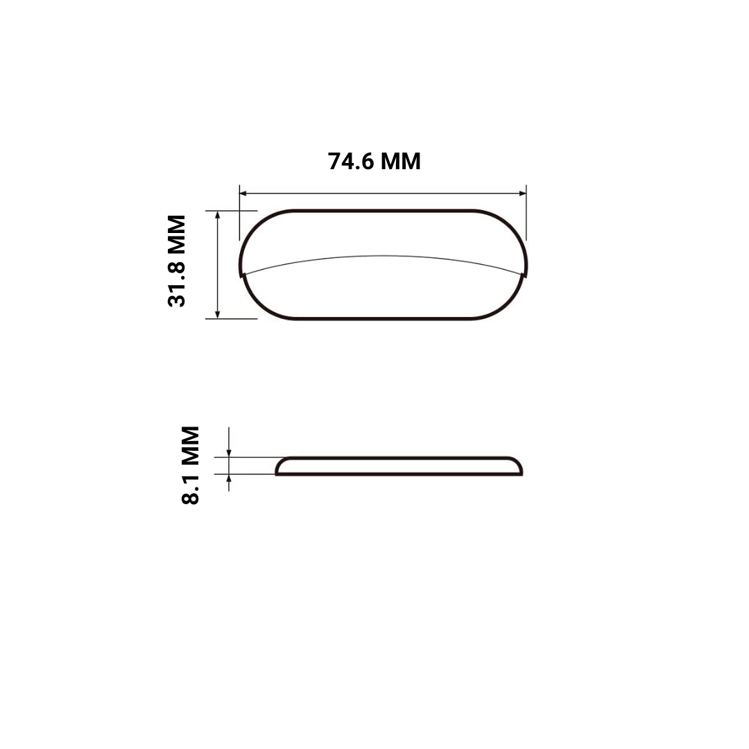 Merdiven Lambası Sıva Üstü Mavi 12V