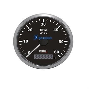 Mors Devir Göstergesi+Motor Saati 12-24V 6000RPM