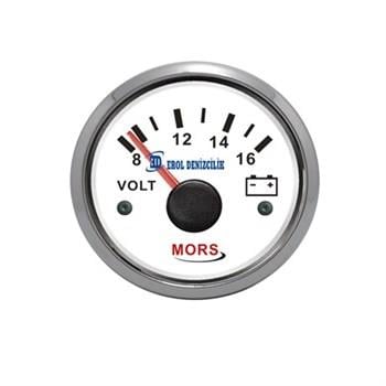 Mors Voltmetre Göstergesi 24V Çap:55mm