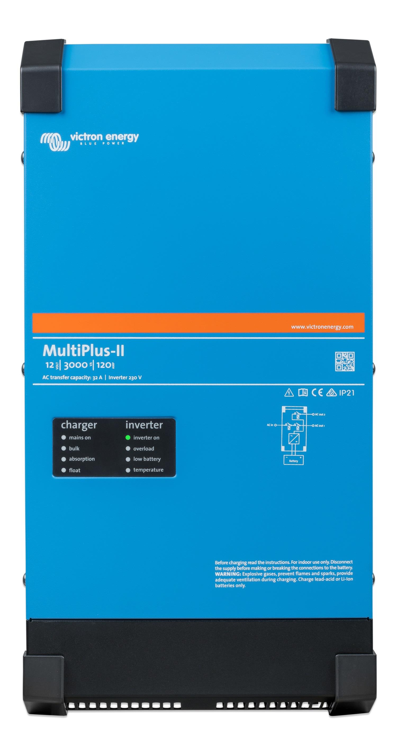 Multiplus II İnverter/Charger 12/3000/120-32