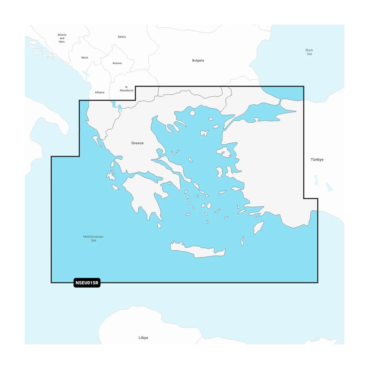 Navionics Harita Kartı Marmara ve Ege Bölgesi