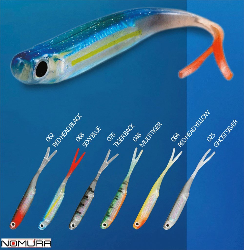 Nomura Double Taıl Pulse 115cm 5.3g  4 Adet Suni Yem