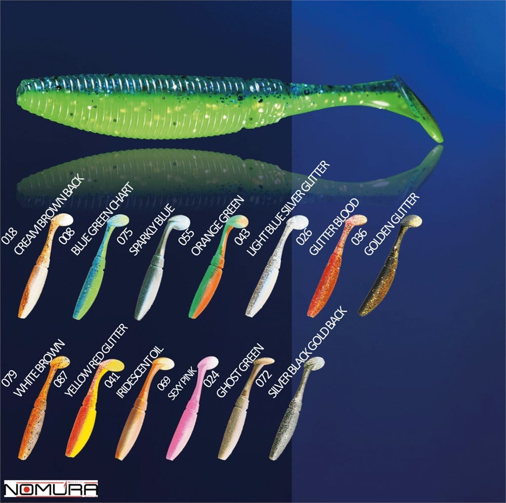 Nomura Rollıng Shad 5cm 1g 10 Adet Suni Yem