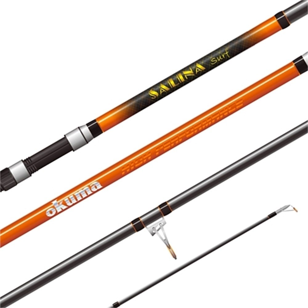 Okuma Salina Surf 14' 420 cm 100-200 gr 3 Parça Surf Kamışı