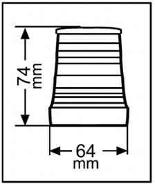 Osculati Çıpa feneri 12V/10W Krom