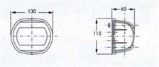 Osculati Maxi 20 İskele Feneri Beyaz 12V