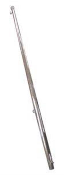 Paslanmaz Çelik Bayrak Direği 120 cm Ø:25mm