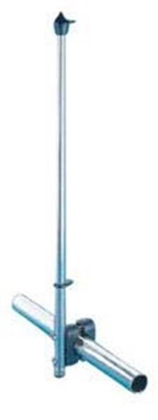 Paslanmaz Çelik Bayrak Direği Tik Bayrak Direği 40 cm Ø:22/25mm