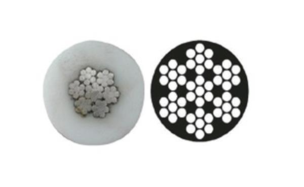 PASLANMAZ ÇELİK İZOLELİ HALAT, 4x8MM, 7x7, AISI316