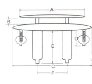 Paslanmaz Çelik Koç Boynuzu Gömme 154mm