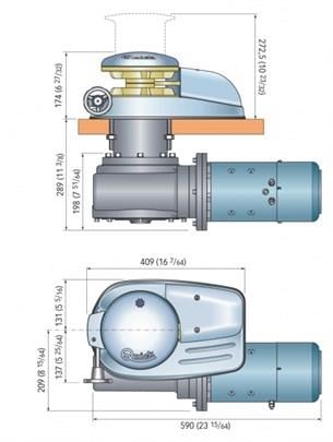 Quick Duke 3500W 24V 16mm Tamburlu Irgat