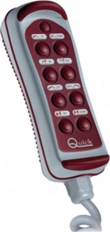 Quick el tipi kablolu uzaktan kumanda 8 Butonlu