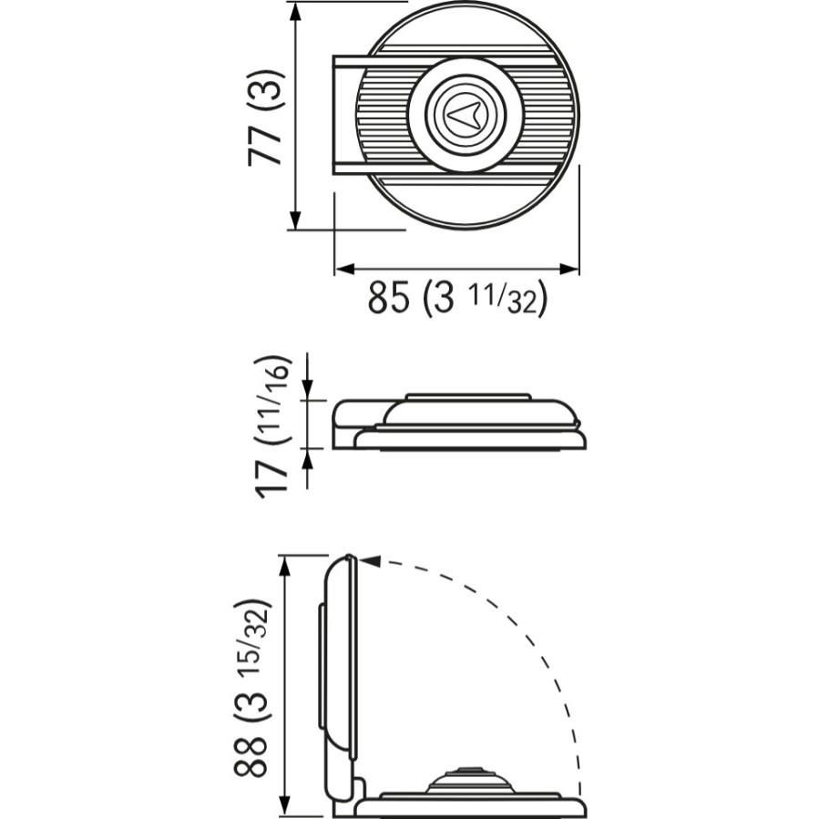Quick Irgat Ayak Butonu Up (Beyaz, Tek)