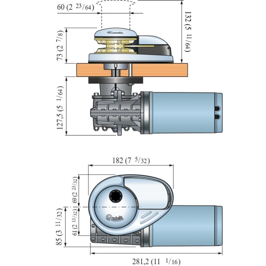 Quick Prince DP1 500W 12V 6mm Tambursuz Irgat
