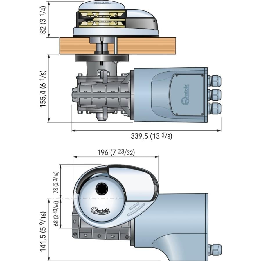 Quick Prince DP2 700W-24V-8mm Tambursuz Irgat