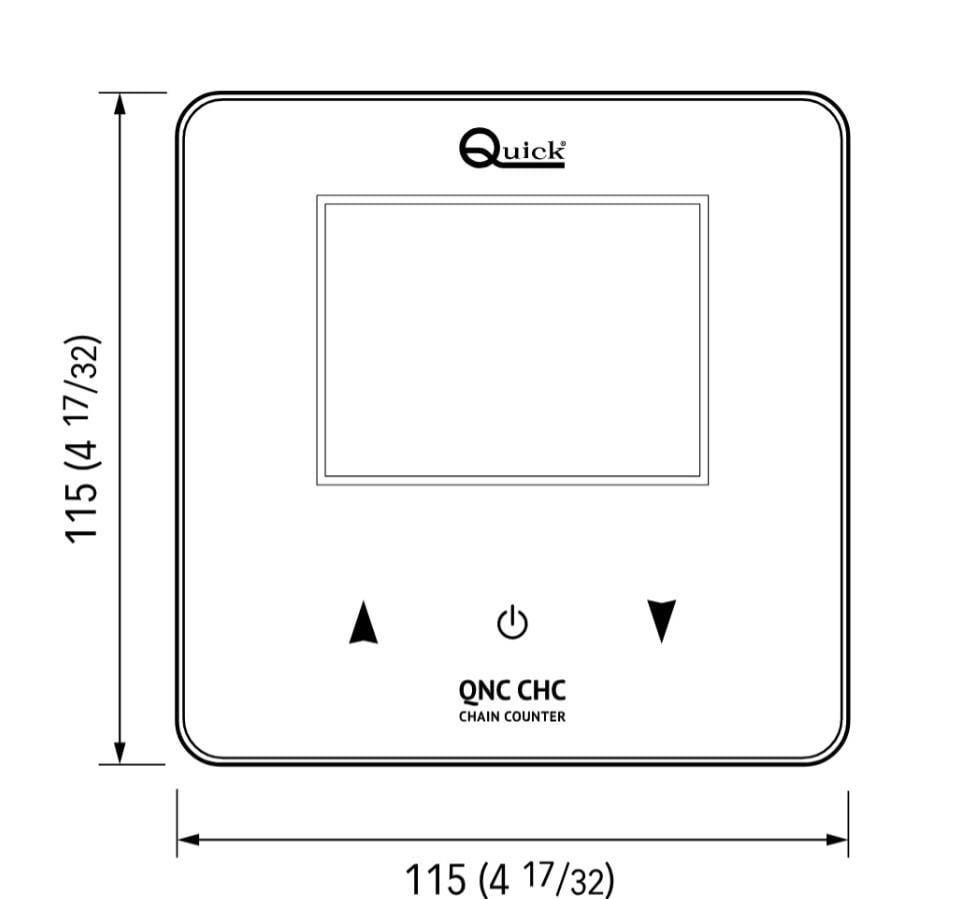 Quick QNC-CHC Zincir Sayaçlı Irgat Kumanda Paneli