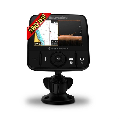 Raymarine Dragonfly 5PRO CHIRP balık bulucu&gps Navionics Gold Haritalı