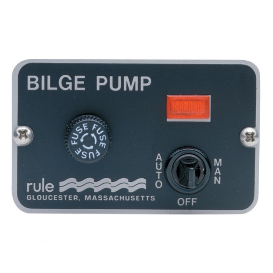 Rule 3 Konumlu Işıklı Sintine Anahtarı 20 Amper 12V