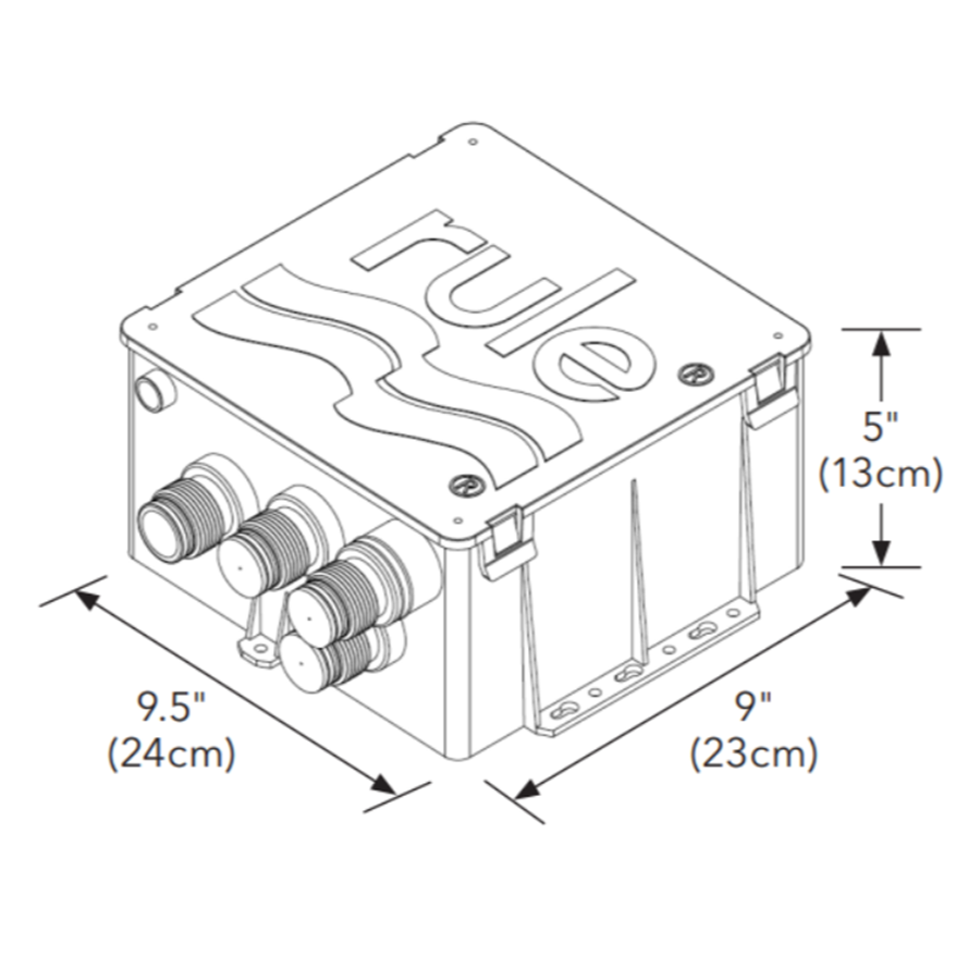 Rule Duş Tahliye Sistemi 1100 GPH 12V
