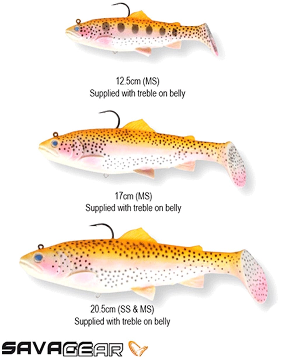 Savage gear 3D Trout Rattle Shad 12.5 cm 35 gr Suni Yem