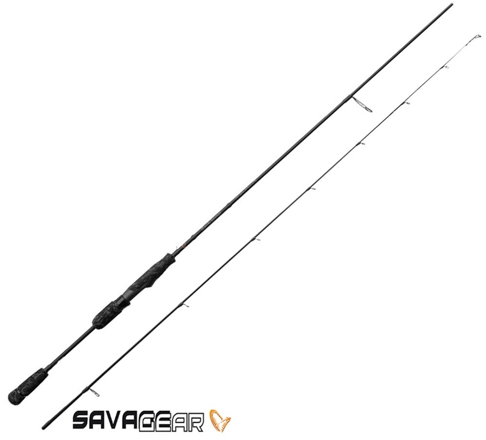 Savage gear Black Savage 198 cm 2-7 gr 2 Parça Spin Kamışı