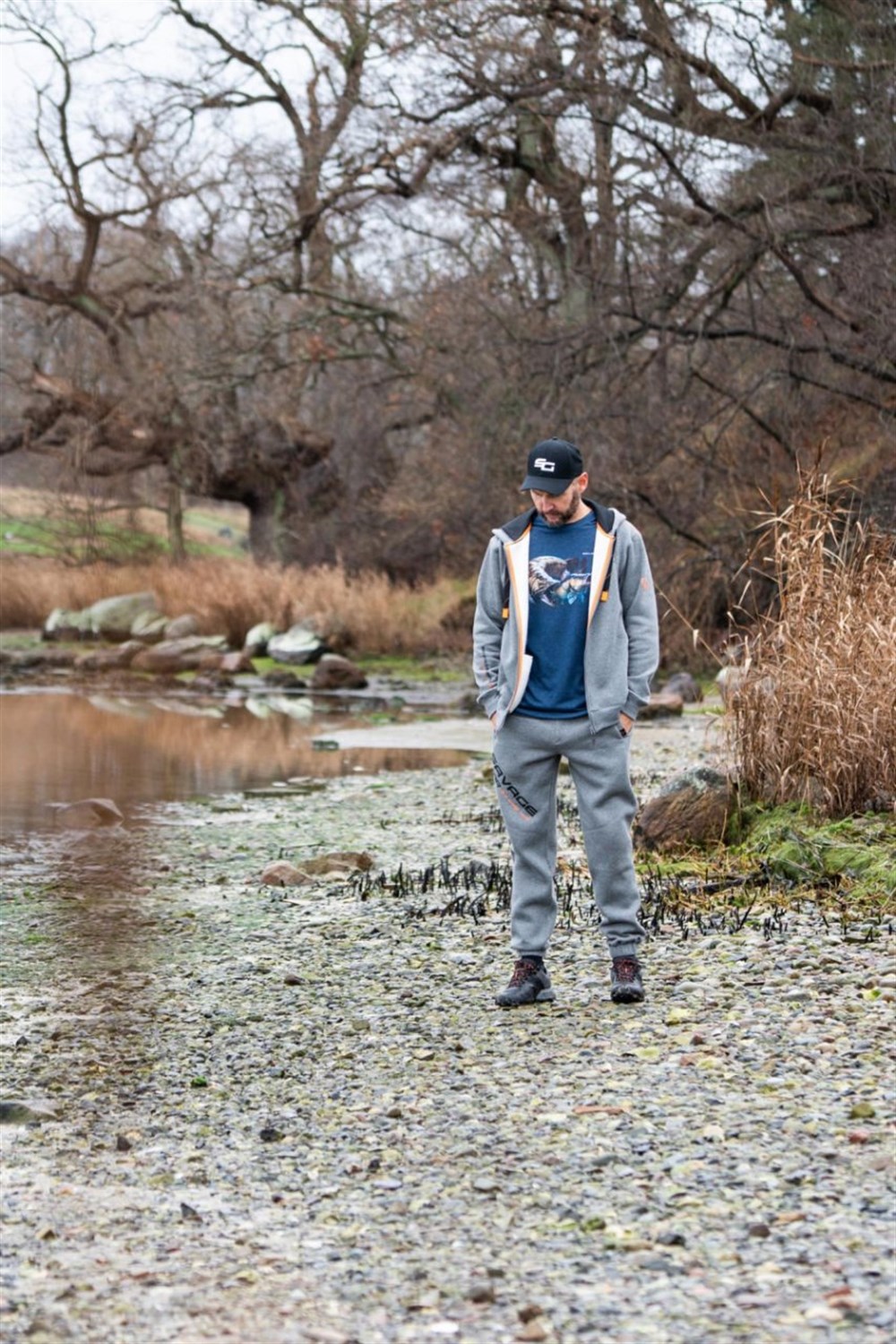 Savage Gear Cannibal T-Shirt Blue Melange