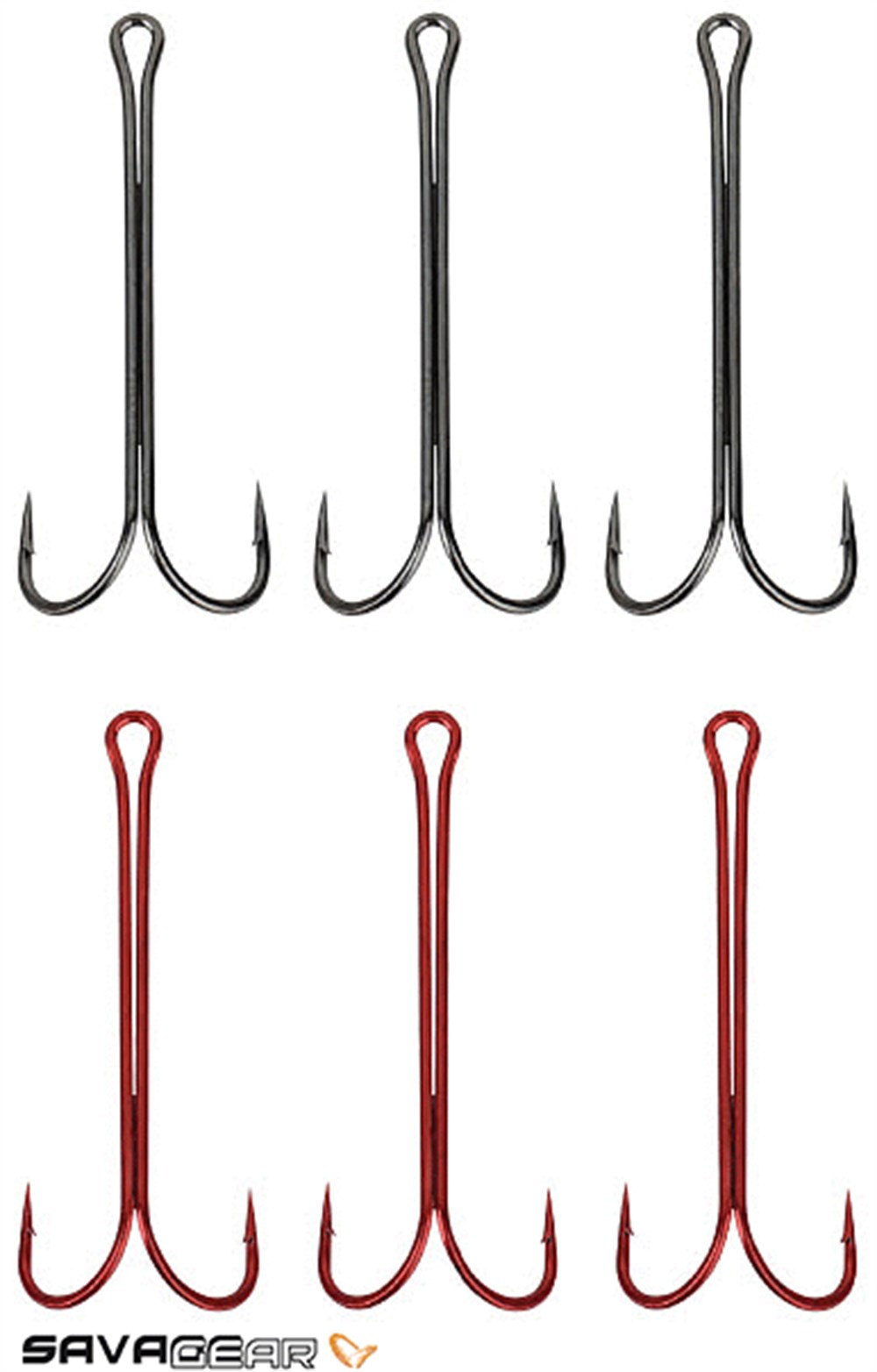 Savage gear Double Hook 6 Adet