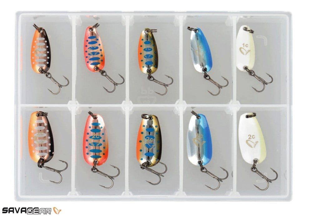 Savage gear Nails Micro Spoon Kit 1