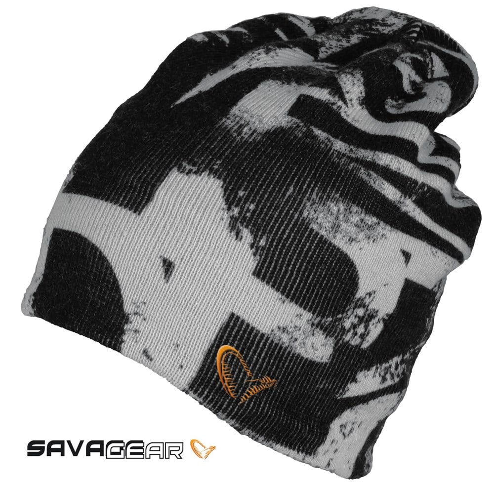 Savage gear Printed Beanie Black/Grey