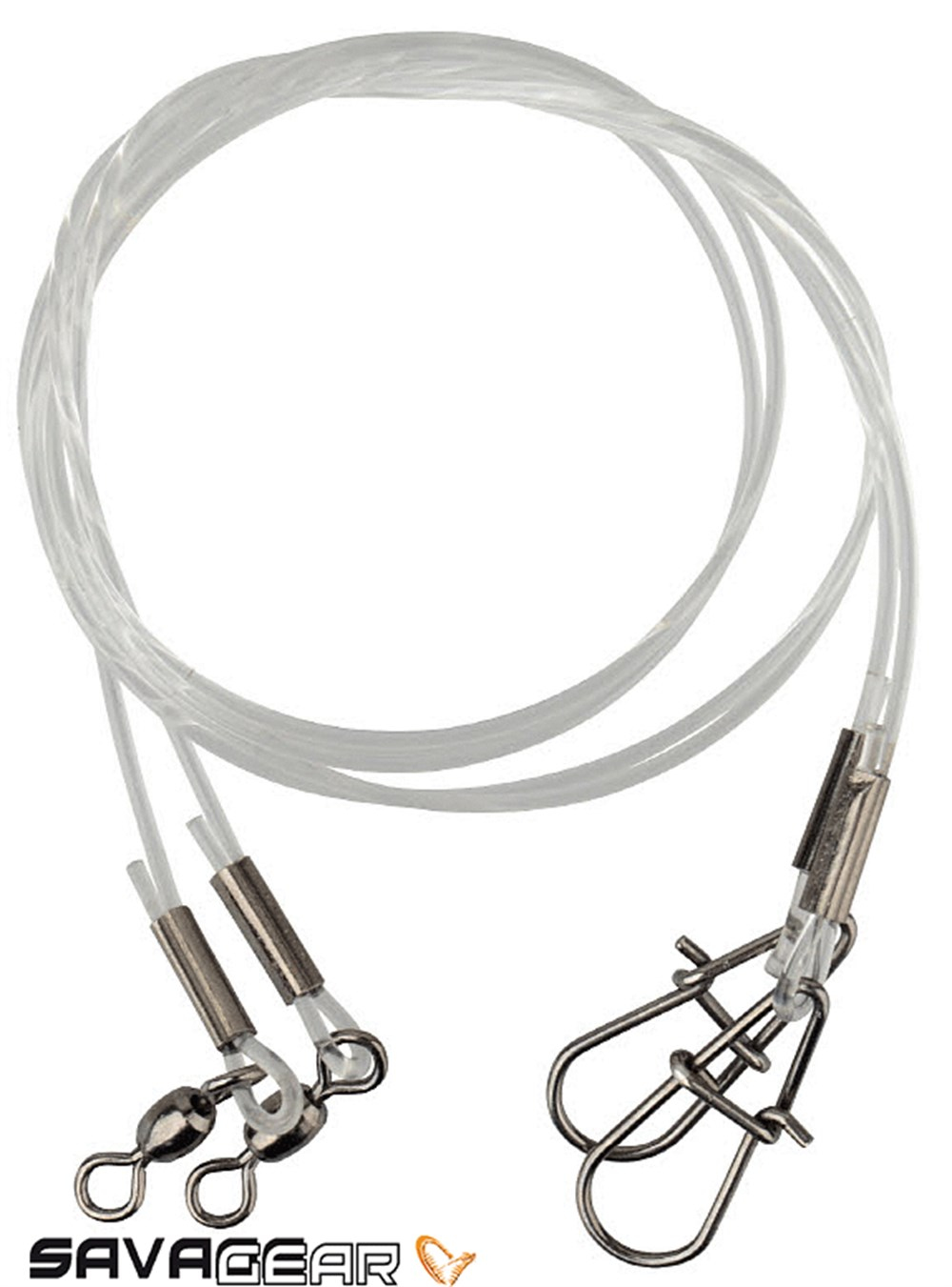Savage gear Regenerator Trace 50 cm 1.0 mm 25 kg Swivel/Needle Snap 3 Adet