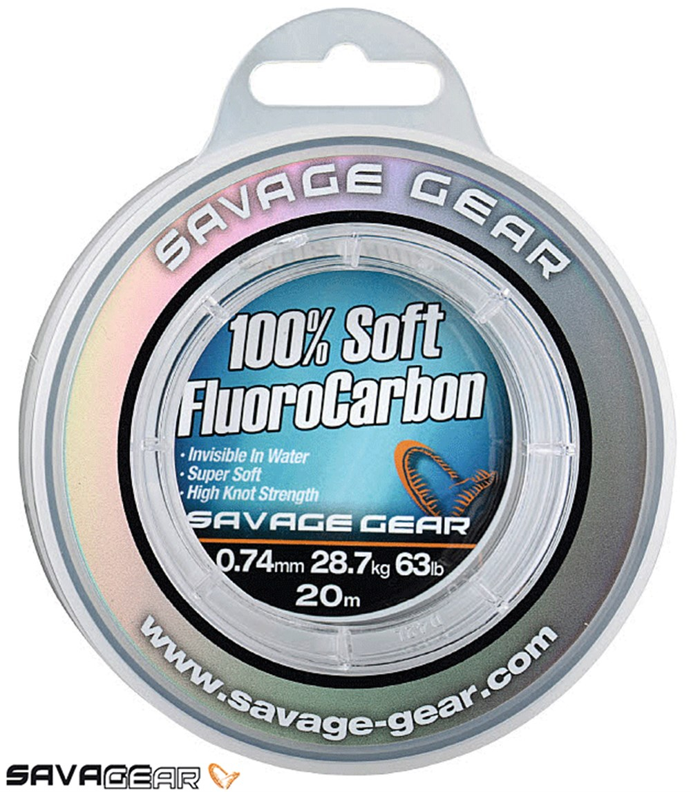 Savage gear Soft Fluoro Carbon 0,46 mm 35 m 12.3 kg 27 lb Misina