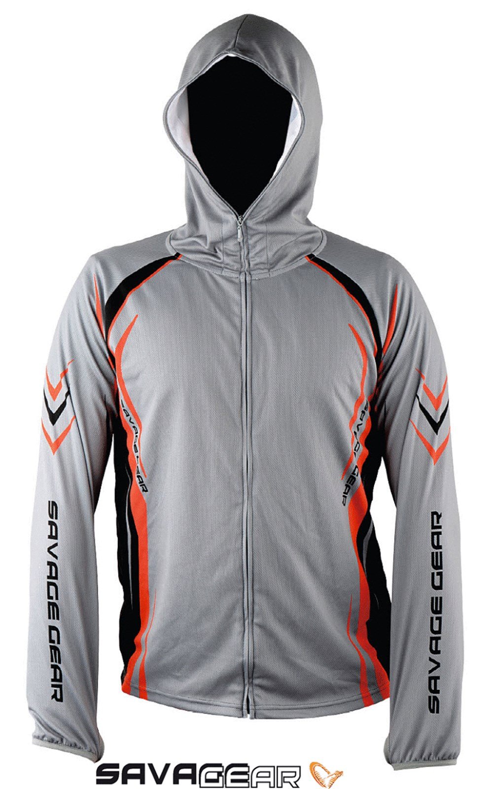 Savage gear SunProtec Zip Hoodie Grey