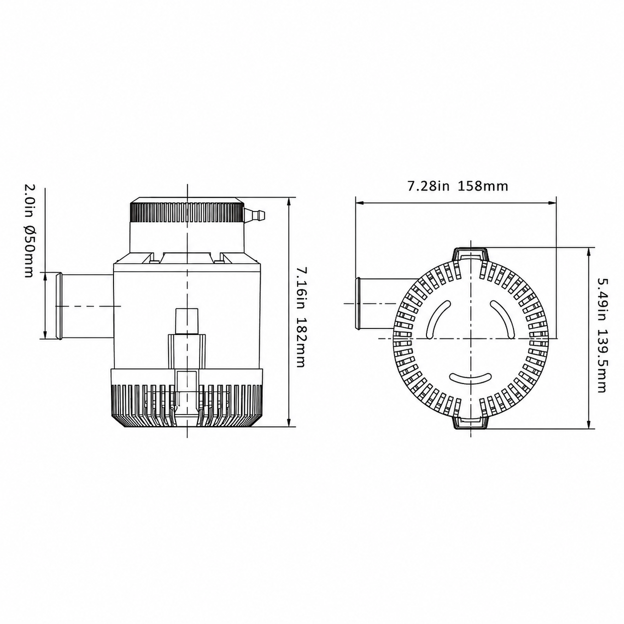 Seaflo Sintine Pompası 4700 GPH 24V