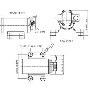 Seaflo Yağ Pompası 12LT. 24V