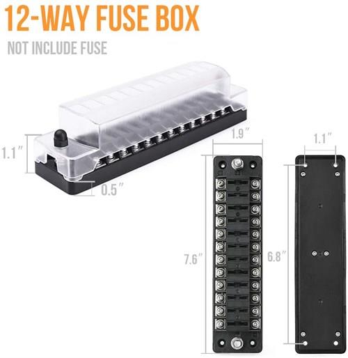 Sigorta Kutusu 12'li ışıksız Şase Bareli