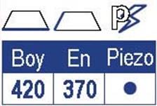 Smev 909 Serisi Çift Gözlü, Gazlı, Gömme Ocak
