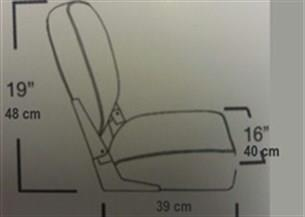 SPRINGFIELD EKONOMİK KATLANIR KOLTUK, MAVİ