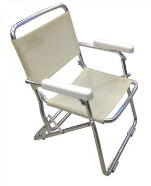 Springfield Euro aluminyum ayaklı katlanır güverte sandalyesi