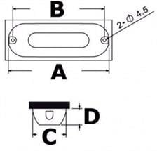Su altı aydınlatma lambası Beyaz